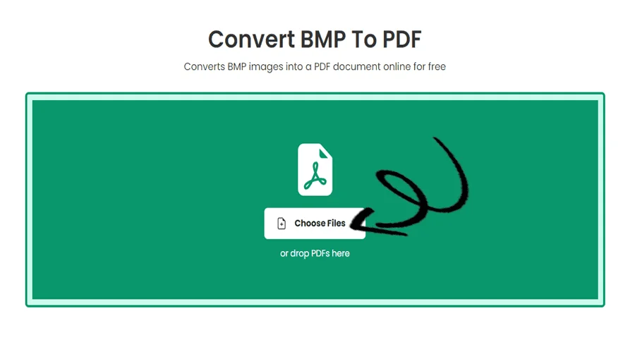 BMP を PDF に変換