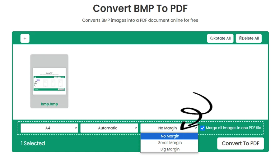 Bulk BMP naar PDF-converter
