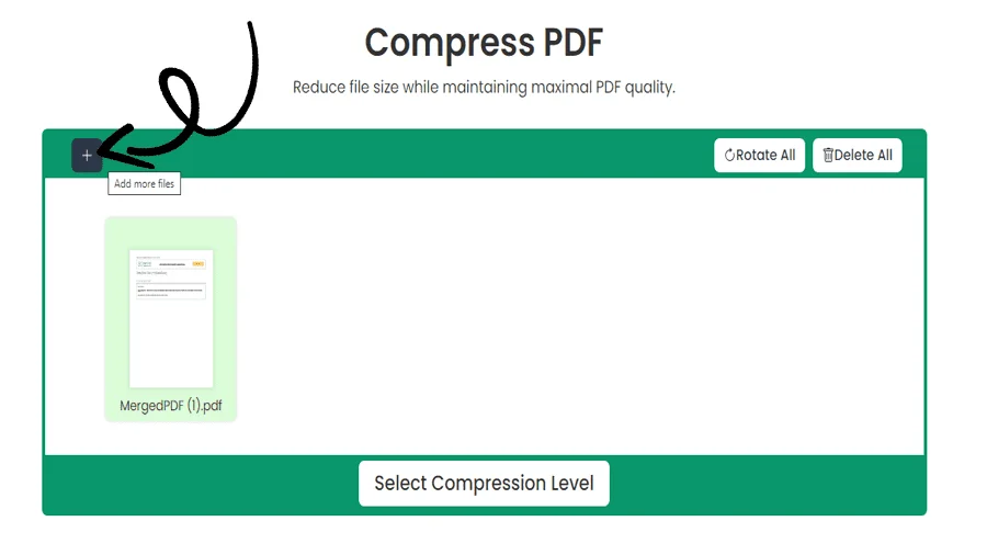 Compresser un PDF en ligne