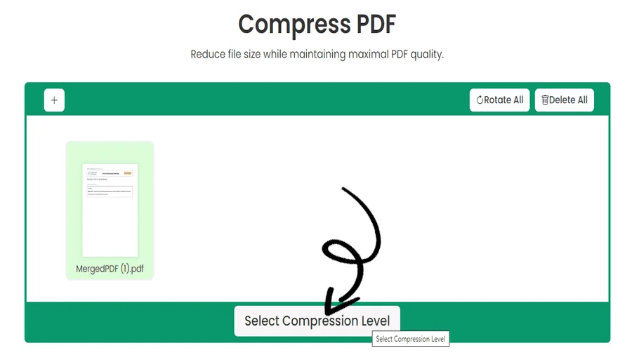Online PDF-compressie