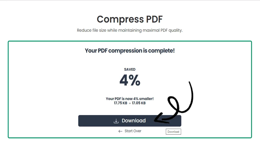Compresión rápida de PDF