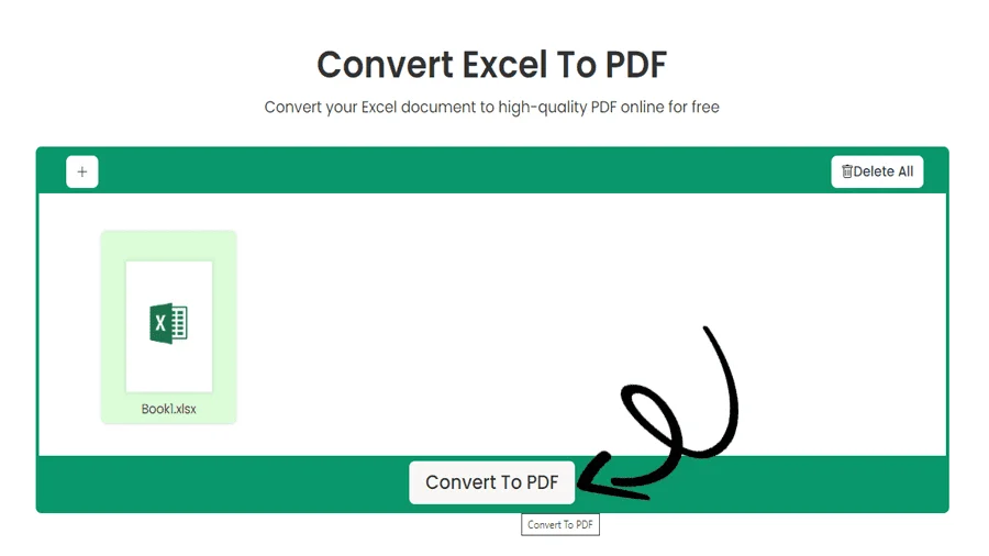 Excel在线转PDF