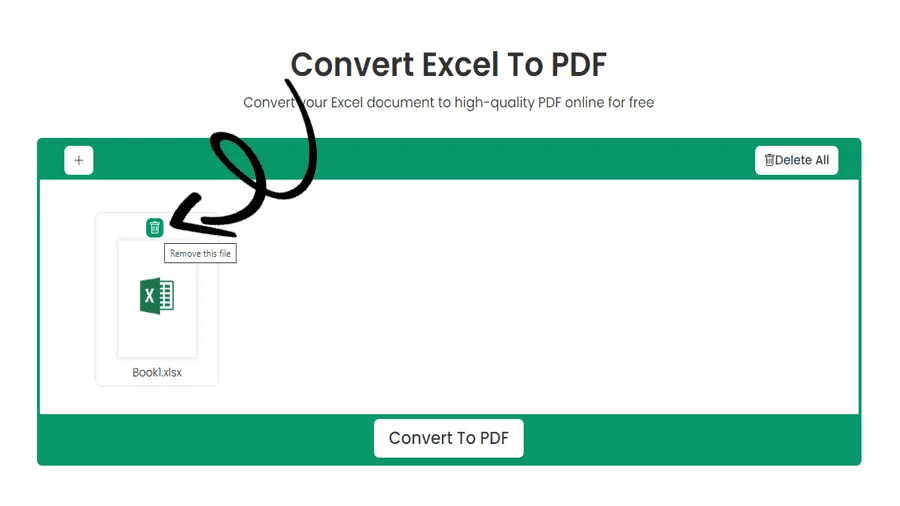 Kostenloser Excel zu PDF Konverter