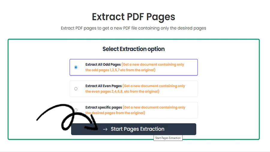 استخراج النص من PDF