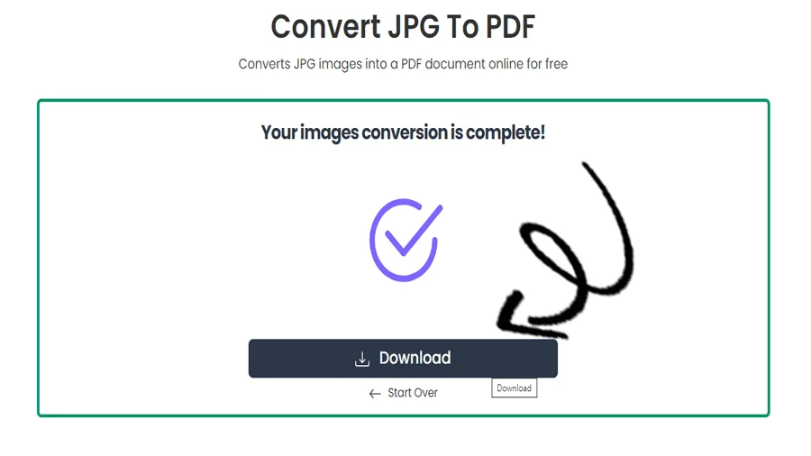 تطبيق تحويل JPG إلى PDF