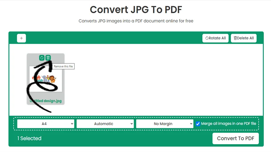 Logiciel de conversion JPG en PDF