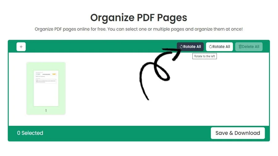 Herramienta de organización de PDF