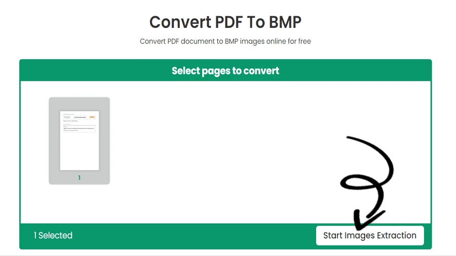 Convertidor de PDF a BMP en línea