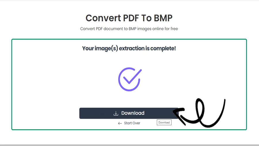 Convertidor de PDF a BMP en línea gratis