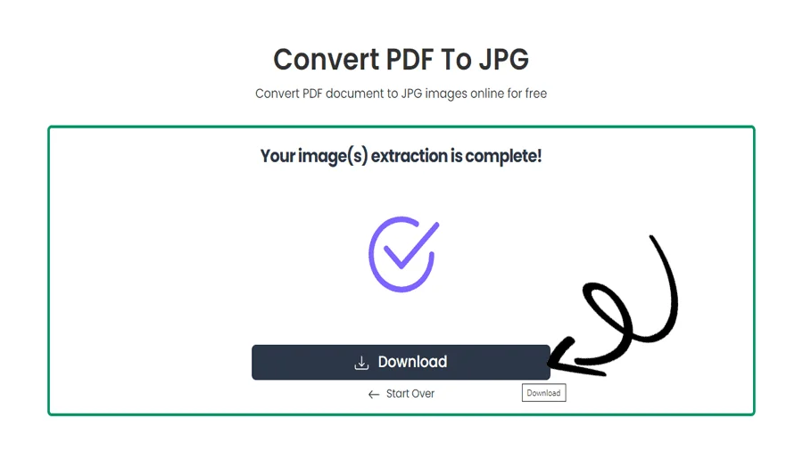 Простий PDF to JPG конвертер