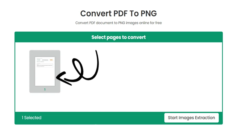 Convertir un PDF en PNG