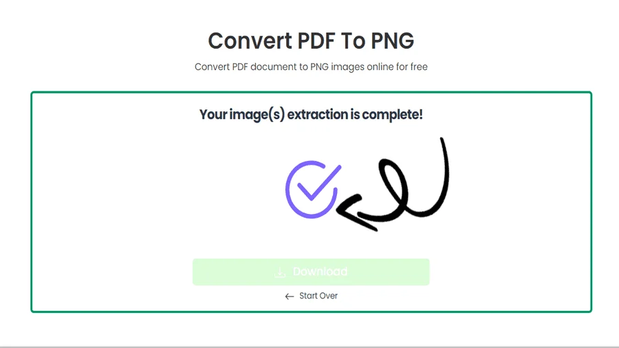 محول PDF إلى PNG عبر الإنترنت مجانًا