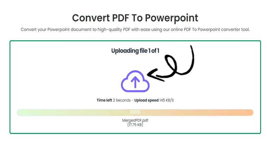 최고의 PDF를 PPT로 변환하는 변환기
