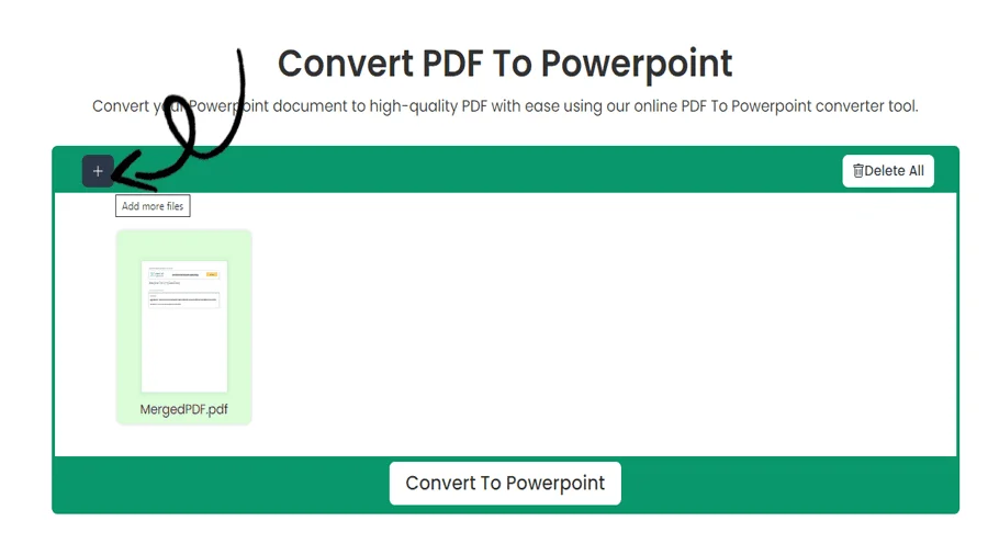 Конвертировать PDF в PPT