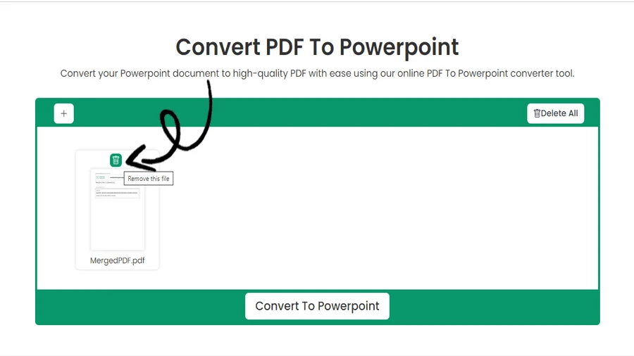 Convertidor gratuito de PDF a PPT
