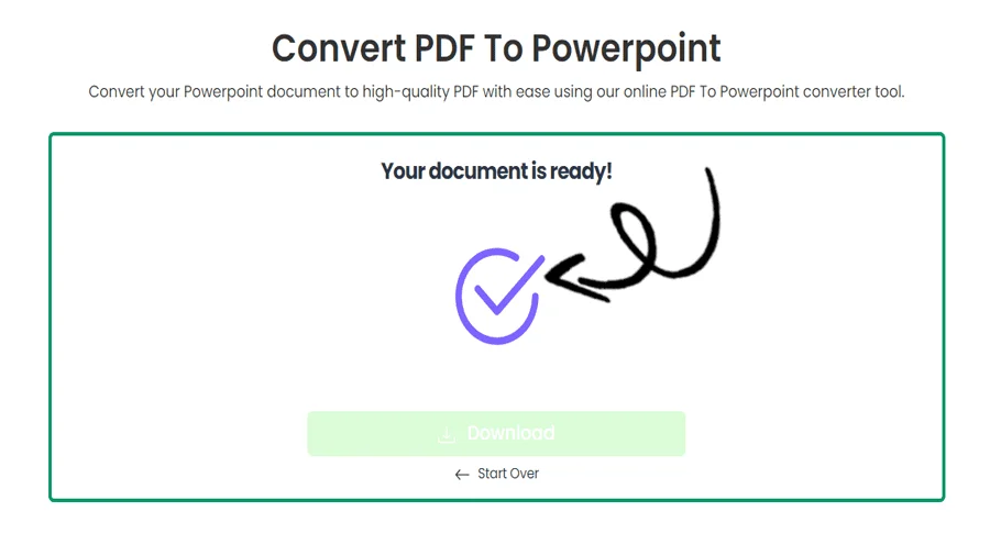 PDF를 PPT로 온라인으로 무료로 변환기