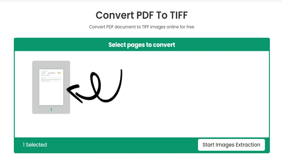 Kostenloser PDF zu TIFF Konverter