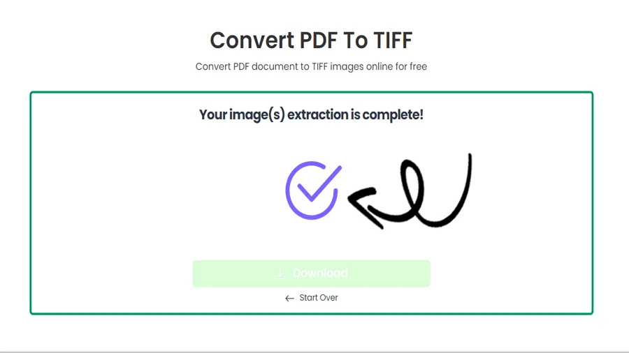 PDF 到 TIFF 在线免费转换器