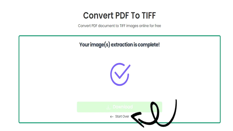 Conversion rapide de PDF en TIFF