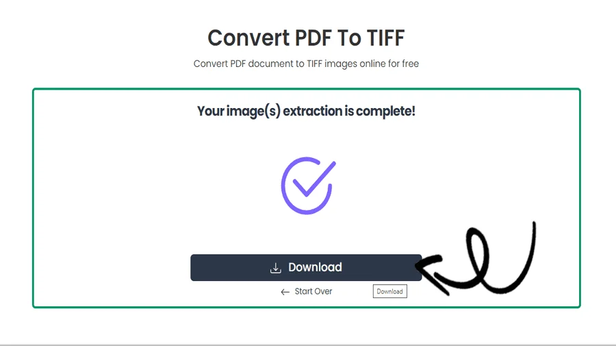Conversor simples de PDF para TIFF