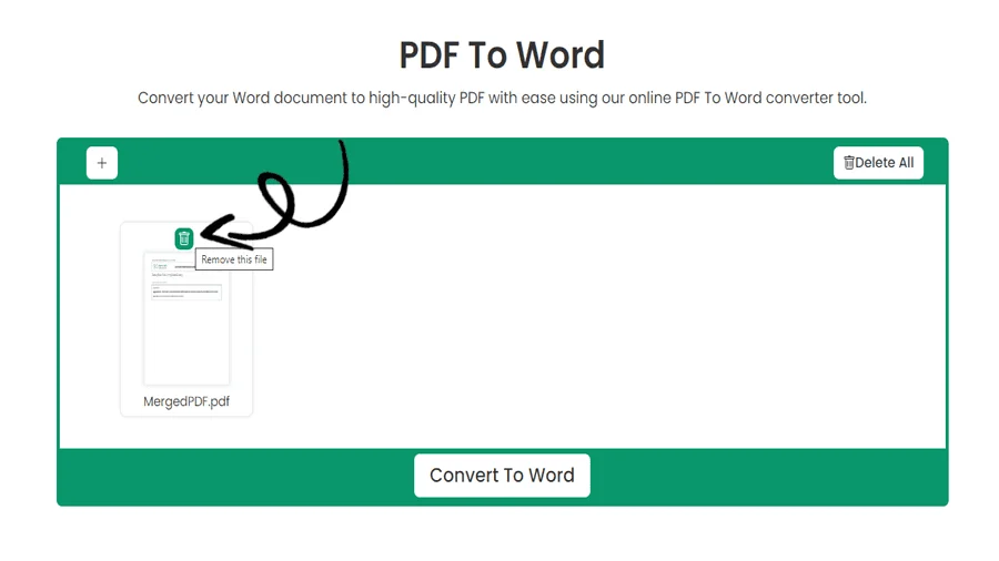 Kostenloser PDF zu Word Konverter