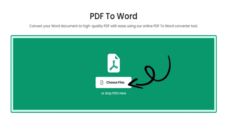Conversor de PDF para Word