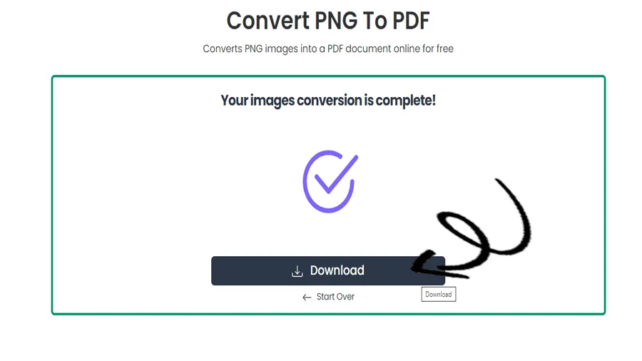 PNG 转 PDF 转换器软件