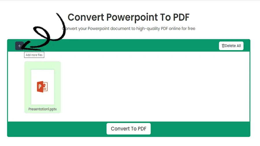 PPT を PDF に変換
