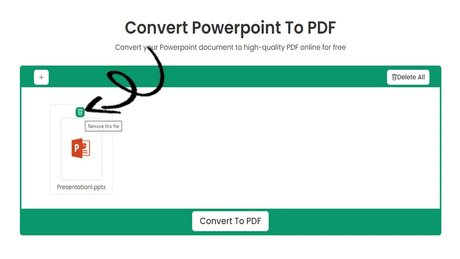 무료 PPT를 PDF로 변환하는 변환기