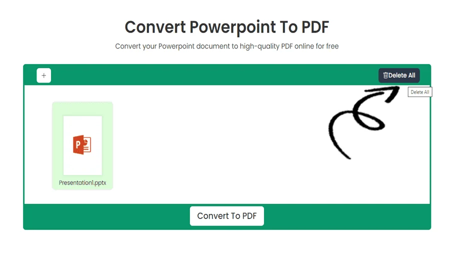 Инструмент для конвертирования PPT в PDF