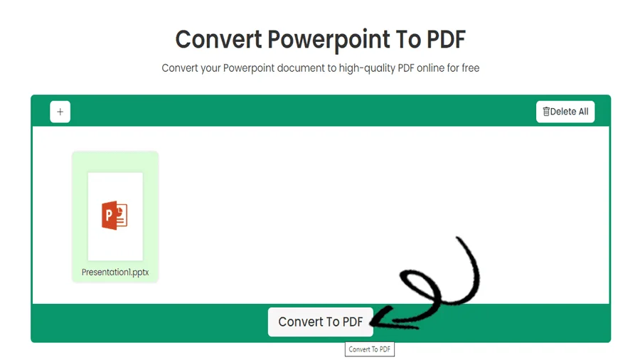 Convertidor de PPT a PDF en línea gratis