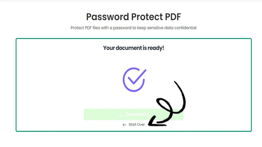 Adgangskodebeskyttet PDF