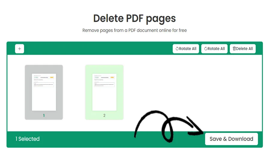 Extrator de páginas PDF