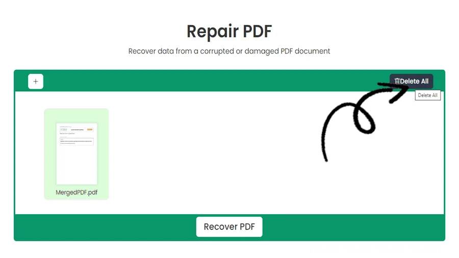 Reparar archivo PDF