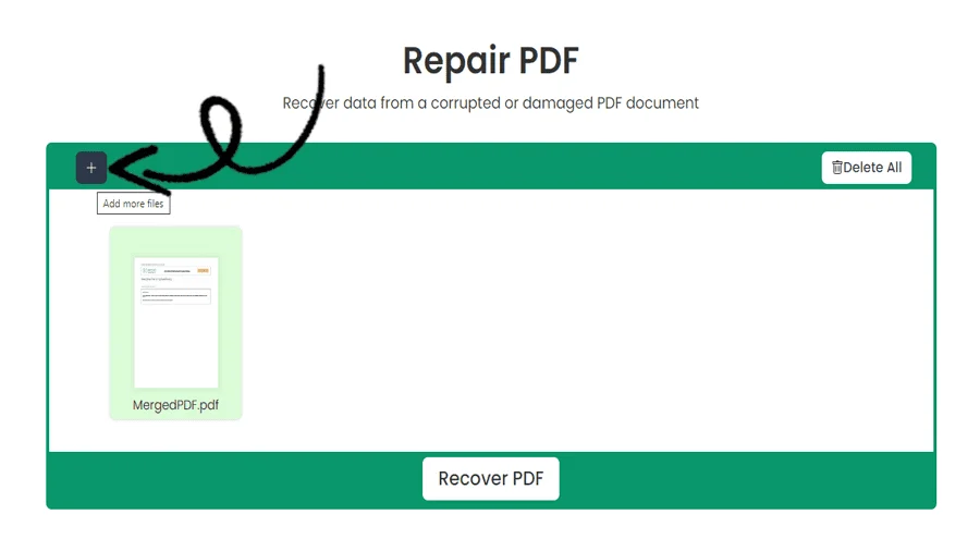 손상된 PDF 복구