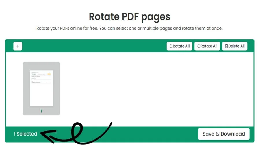 PDF ページ回転ツール