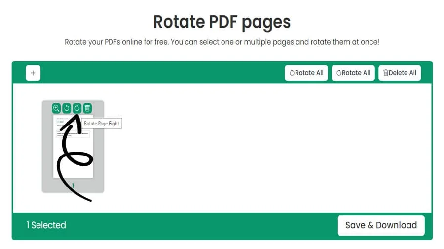 PDF Seitenwender