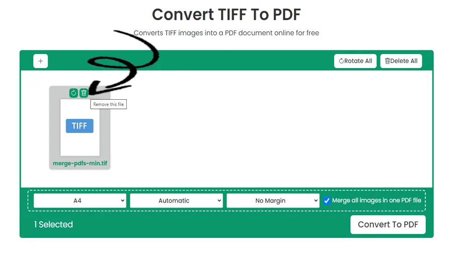 Bester TIFF zu PDF Konverter