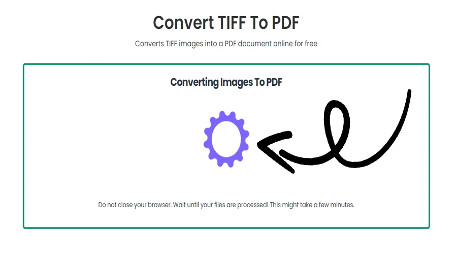 简单的 TIFF 到 PDF 转换器