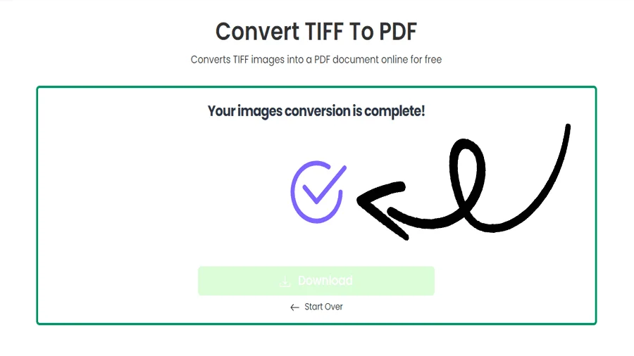 Software de conversão de TIFF para PDF