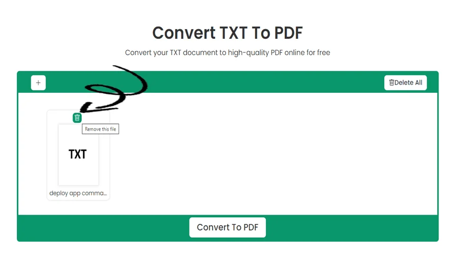 Бесплатный конвертер текста в PDF