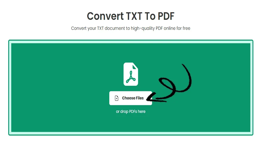 文本到 PDF 转换器